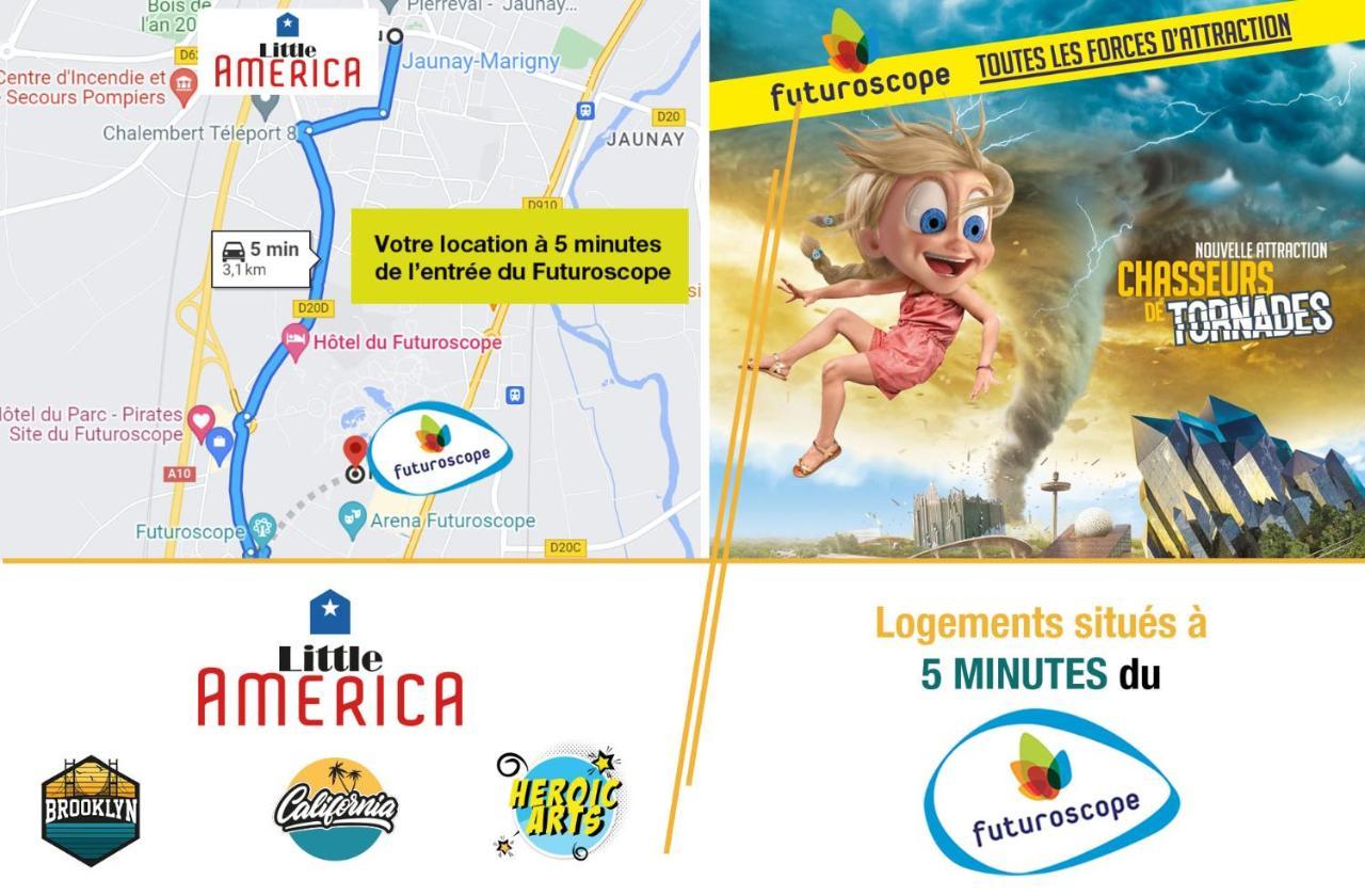Little America - Appart Hotel 3Km Futuroscope 若奈克兰 外观 照片